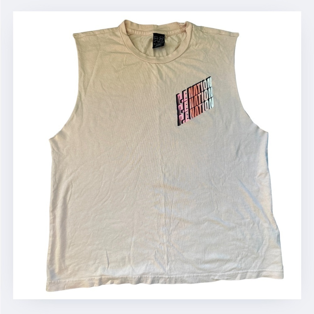 P.E. Nation Sleeveless Pink Active Top - Picture 2 of 7